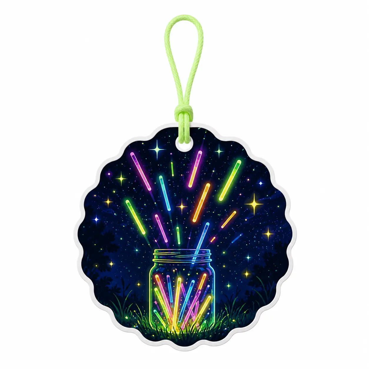 Neon-Leuchtstab-Hängelufterfrischer