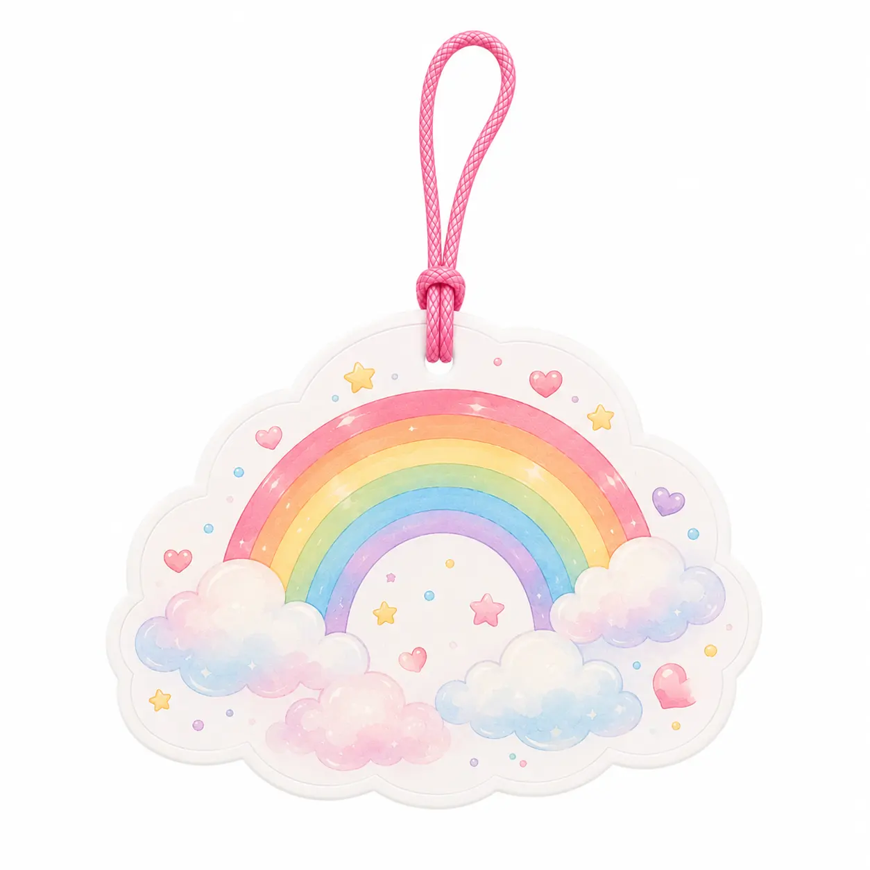 Niedlicher Regenbogenwolken-Lufterfrischer